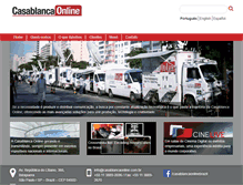 Tablet Screenshot of casablancaonline.com.br